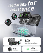 Wireless Lavalier Microphone for iPhone: 2PCS Mini Wireless Microphones for - Image 7