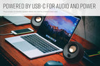 Creative Pebble V3 Minimalistic 2.0 USB-C Desktop Speakers - Image 4