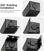 JUNNUJ 20 Amp Power Strip Heavy Duty 2 Pack, 4800J Surge Protector Metal Power - Image 4