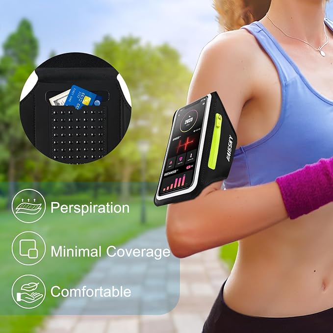 Running Armband with Earphone Bag Cell Phone Armband - Image 6