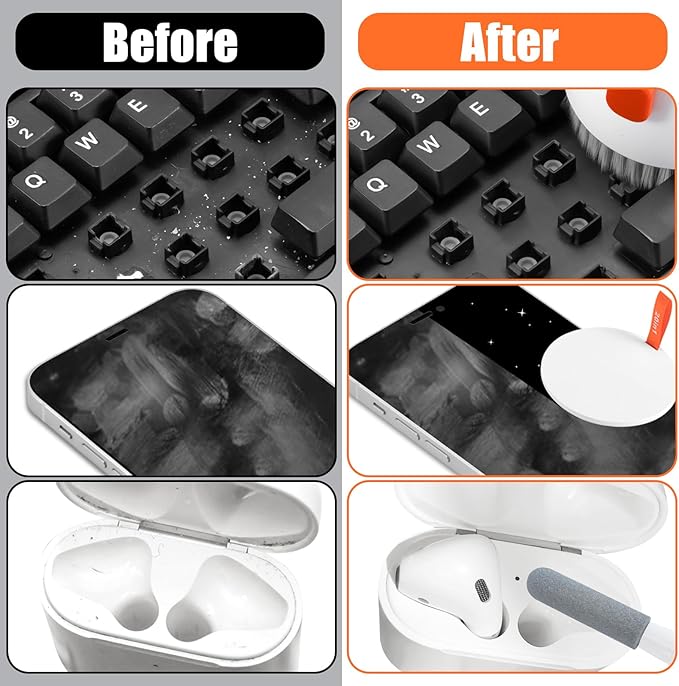walrfid 2 Pack Laptop Phone Screen Cleaner Kit, Computer Keyboard Brush - Image 5