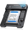GRAUGEAR SATA SSD/HDD to M.2 NVMe Docking Station, USB-C 10Gbps Clone Station by GRAUGEARUSA