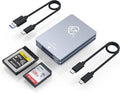 CFexpress Type B and SD Dual-Slot Memory Card Reader, 10Gbps USB 3.2 Gen 2 Type by Rocketek