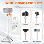 COMAN MT30-Pro Extendable Phone Tripod, 61cm Cell Phone Tripod Stand - Image 4