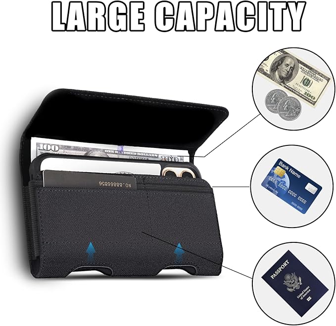 BECPLT Compatible with iPhone 13 Mini 12 Mini SE2 8 7 6 6s Holster Case - Image 2