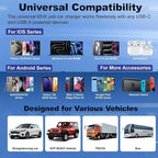 65W Car Phone Charger USB C, 5 Pack 4-Port Cigarette Lighter Adapter, 12V USB C - Image 8