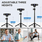 EMEET C960 Webcam with Tripod, 1080P Webcam with Microphone, Adjustable Height - Image 3