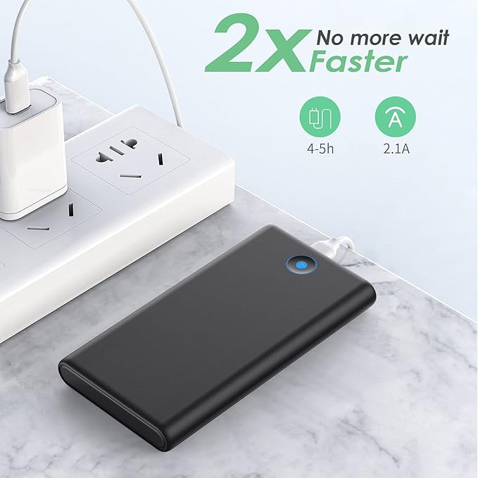 Portable Charger Power Bank 20000mAh, Ultra Slim Portable Phone Charger - Image 4