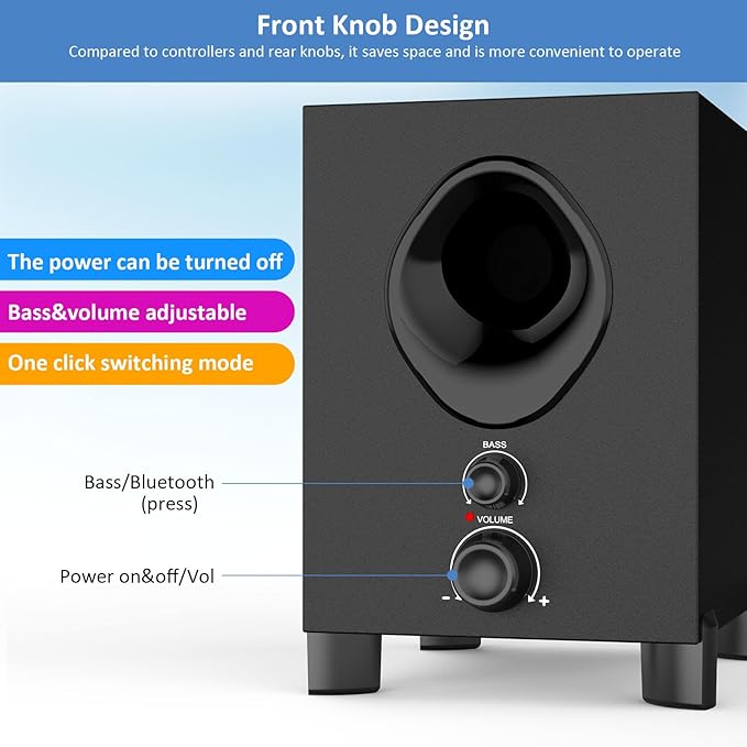 OROW Bluetooth Computer Speakers, PC Speaker - Image 2