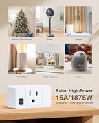 Remote Control Outlet, 200FT Long Range Wireless Light Switch, Mini Electrical - Image 7