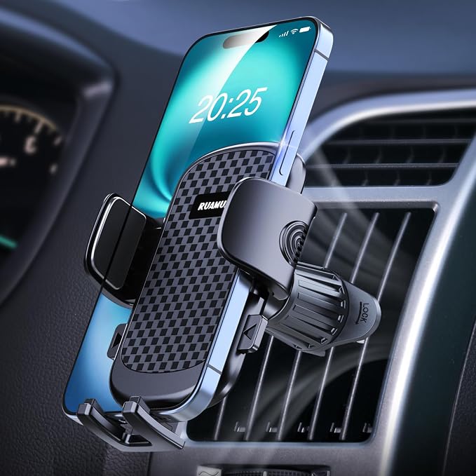 Car Phone Holder for Horizontal/Vertical VentUniversal Cellphone Stand Car by RUAMUAFLY
