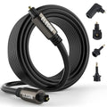 Elecan Optical Audio Cable 75 Ft Digital Audio Toslink Cable Cord-Fiber by Elecan