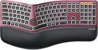 ProtoArc Backlit Bluetooth Ergonomic Keyboard, EK01 Plus Full Size Wireless by ProtoArc