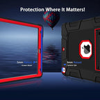 Rantice iPad 10.2'' Case, Hybrid Shockproof Rugged Drop Protection Cover - Image 4