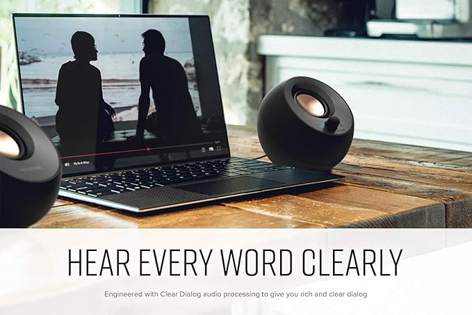 Creative Pebble V3 Minimalistic 2.0 USB-C Desktop Speakers - Image 4