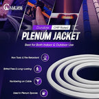 Newyork Cables | Cat6A Plenum Cable 1000ft, PoE++ | 100% Solid Bare Copper 10GB - Image 4