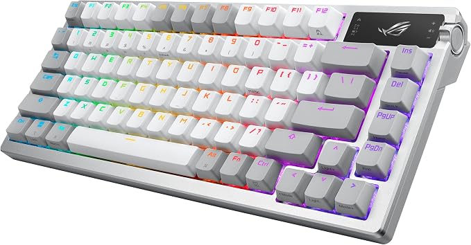 ASUS ROG Azoth 75 Wireless DIY Custom Gaming Keyboard, OLED display, - Image 4