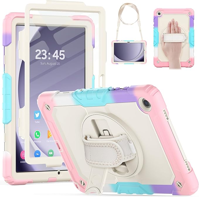 HXCASEAC Case for Samsung Galaxy Tab A9+ Plus 11 Inch, Protective by HXCASEAC