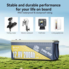 Power Queen 12V200Ah PLUS LiFePO4 Battery, Low Temperature Protection, Built-in - Image 5