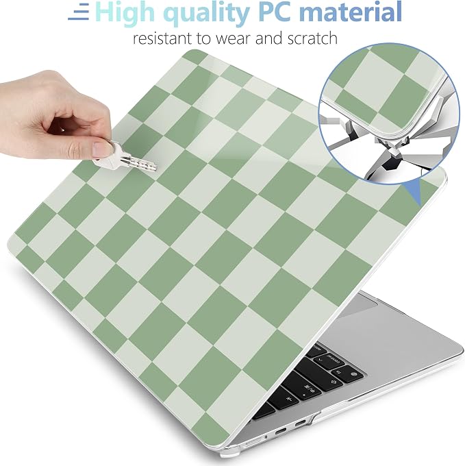MEEgoodo Case for M4/M3/M2 MacBook Air 13.6 inch Case 2025 2024 2022, Fit Model - Image 4