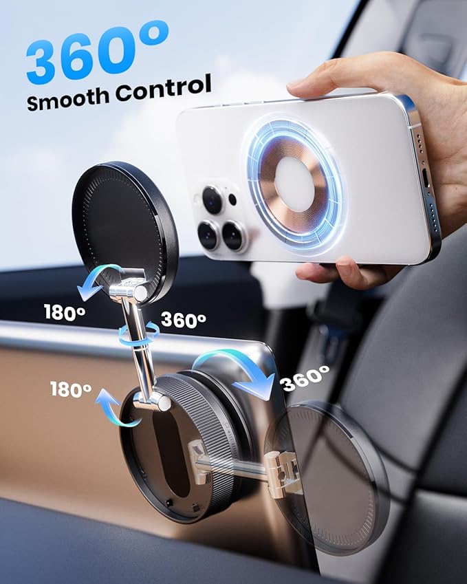 2026 Upgraded 360° Vacuum Magnetic Car Phone Holder - Image 5
