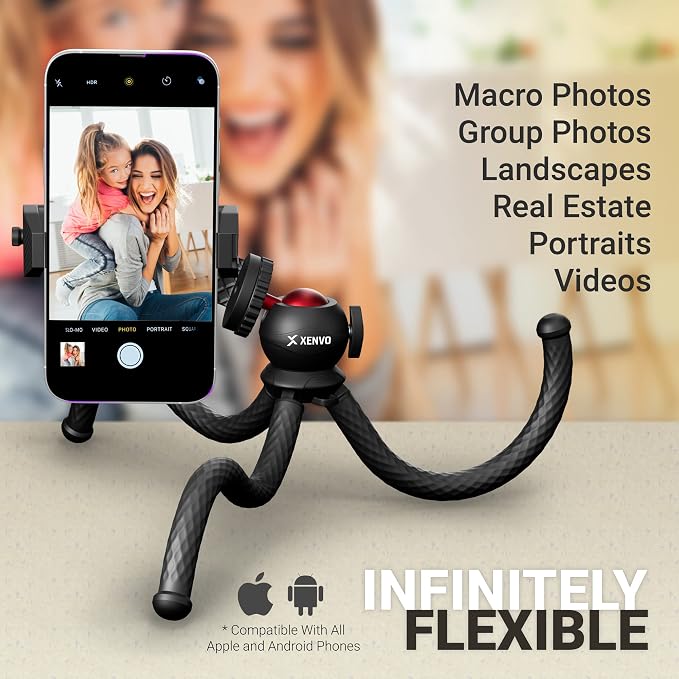 SquidGrip Flexible Cell Phone Tripod and Portable Action Camera Holder - Image 2