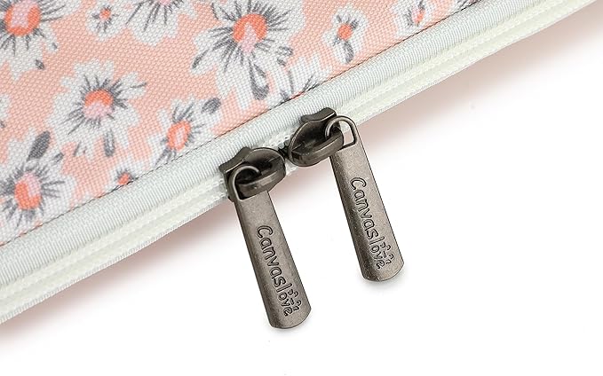 Canvaslove Pink Chrysanthemum Laptop Sleeve Case Bag - Image 4
