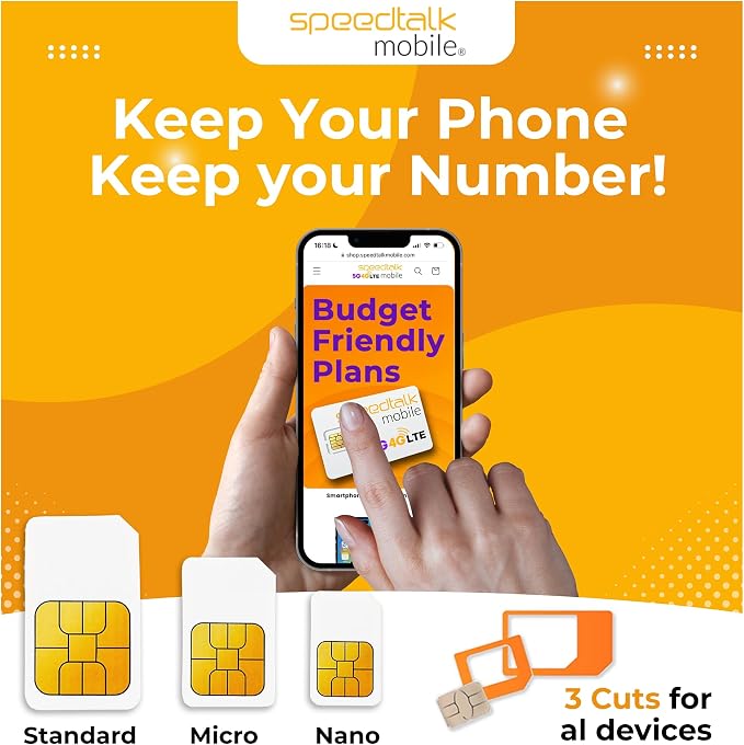 SpeedTalk Mobile Prepaid Cell Phone SIM Card - Image 6