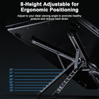 Foldable Laptop Stand for Desk, All-in-One Portable Holder for Laptop, Phone & - Image 4