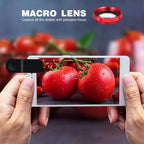 External Lens for Mobile Phone 3-in-1 Fisheye Macro Wide Angle Lens - Image 2