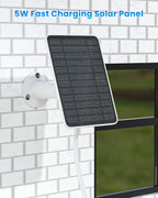 5W Solar Panel for Ring Camera, Solar Panel Charger Compatible - Image 3