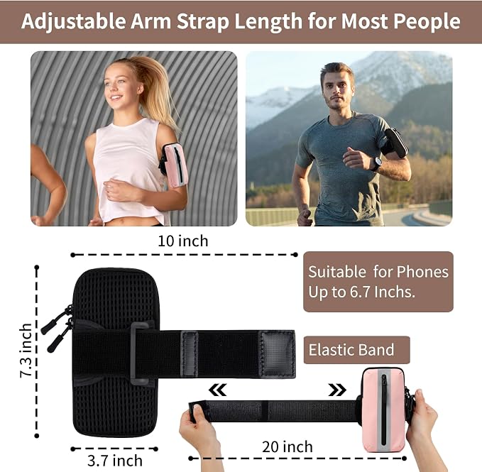 Running Phone Holder Armband, iPhone Arm Bands - Image 2