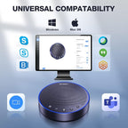 EMEET Bluetooth Speakerphone M3, Zoom Certified 4 AI Mics 360°Voice Pickup 18H - Image 9