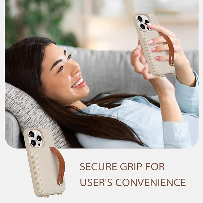LAMEEKU for iPhone 14 Pro Max Wallet Case - Image 8