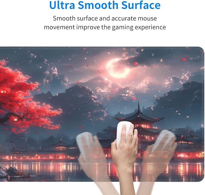 Gaming Mouse Pad Desk Pad, Extended Big Mouse Pad, 31.5x11.8 Inch Long Computer - Image 5
