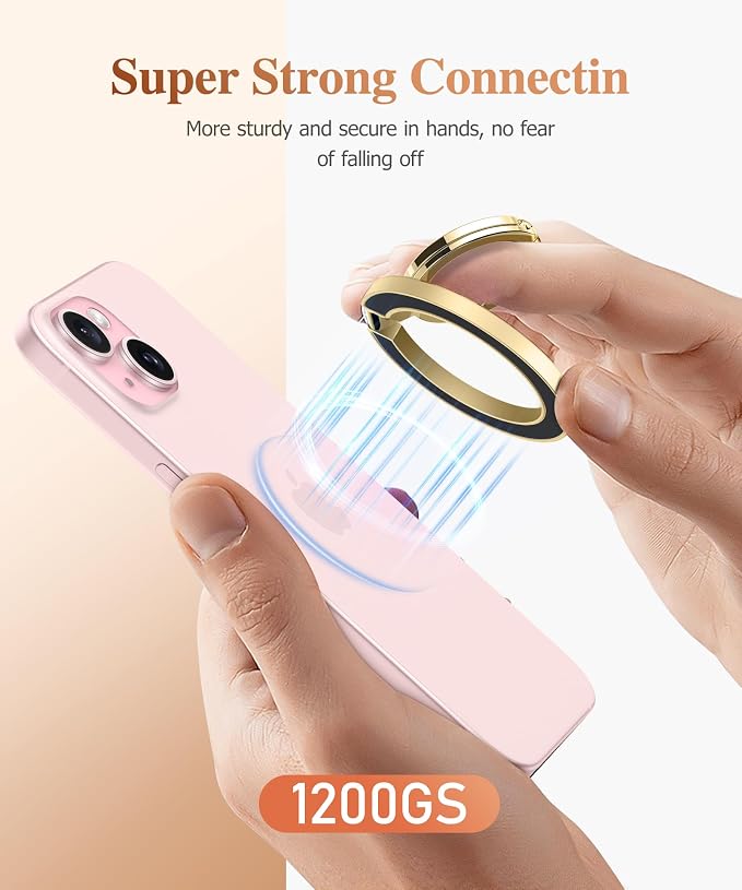 GVIEWIN Magnetic Phone Ring Holder, Compatible - Image 2