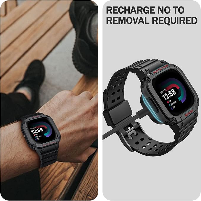FINTIE Bands with Case Compatible with Fitbit Versa 4/3/2/1/Versa Lite/Fitbit - Image 5