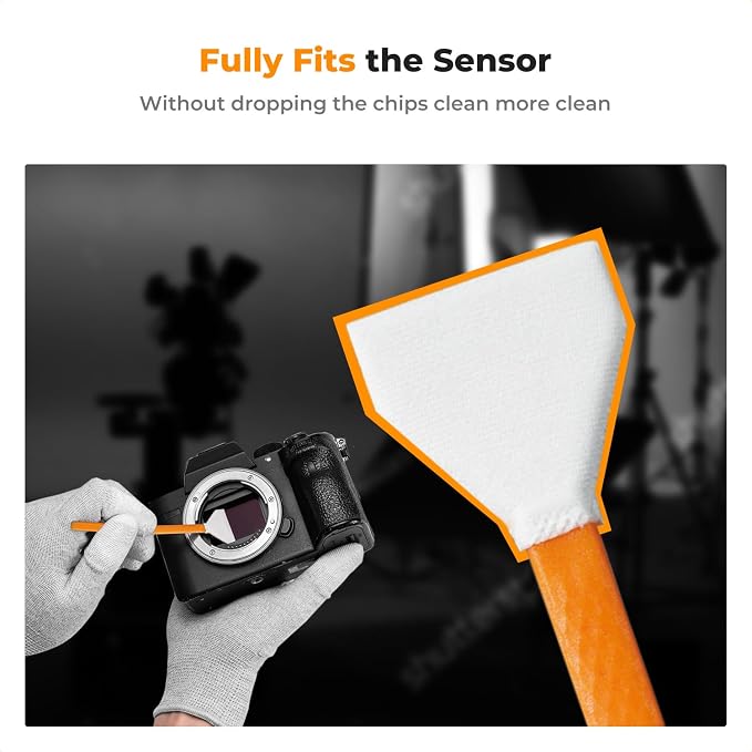 K&F Concept 6 Pack APS-C Frame Sensors Cleaning Swabs, DSLR SLR Digital Camera - Image 3