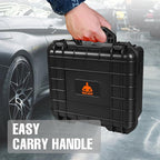 Hard Case, 14x 11.5x 6.5 Inch Portable Weather Waterproof Protective Camera Case - Image 5