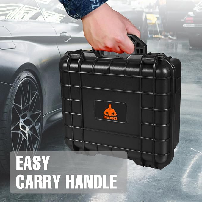Hard Case, 14x 11.5x 6.5 Inch Portable Weather Waterproof Protective Camera Case - Image 5