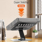 Larger Metal Tablet Stand, Adjustable 360° Rotation Tablet Holder Compatible - Image 4