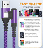 sweguard USB Type C Charger Cable Right Angle iPhone 16 Charger Nylon Braided - Image 2