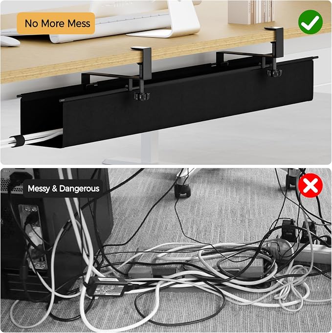 Under Desk Cable Management Tray 39.7" - Image 5