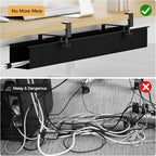 Under Desk Cable Management Tray 39.7" - Image 5