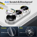 for Samsung Galaxy Z Fold 7 Camera Lens Protector, Individual Metal Ring - Image 3