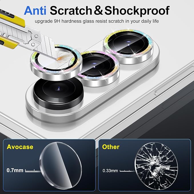 for Samsung Galaxy Z Fold 7 Camera Lens Protector, Individual Metal Ring - Image 3