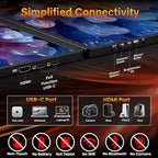 Portable Gaming Monitor 16 Inch QHD 2.5K 2560X1600 16:10 120 Hz Free-Sync 100% - Image 7