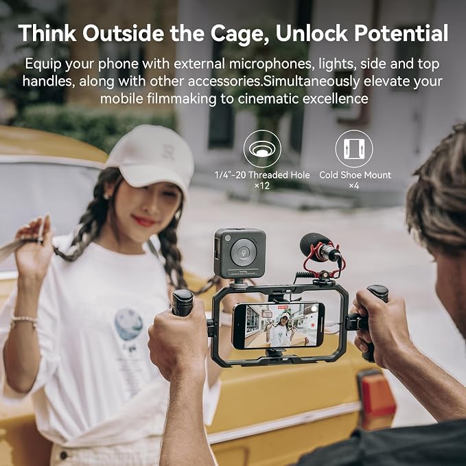 SmallRig Universal Quick Release Phone Cage, Aluminium Alloy Magnetic - Image 7