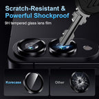 Korecase for Galaxy S25 Edge Camera Lens Protector, 9H Tempered Glass Anti - Image 4