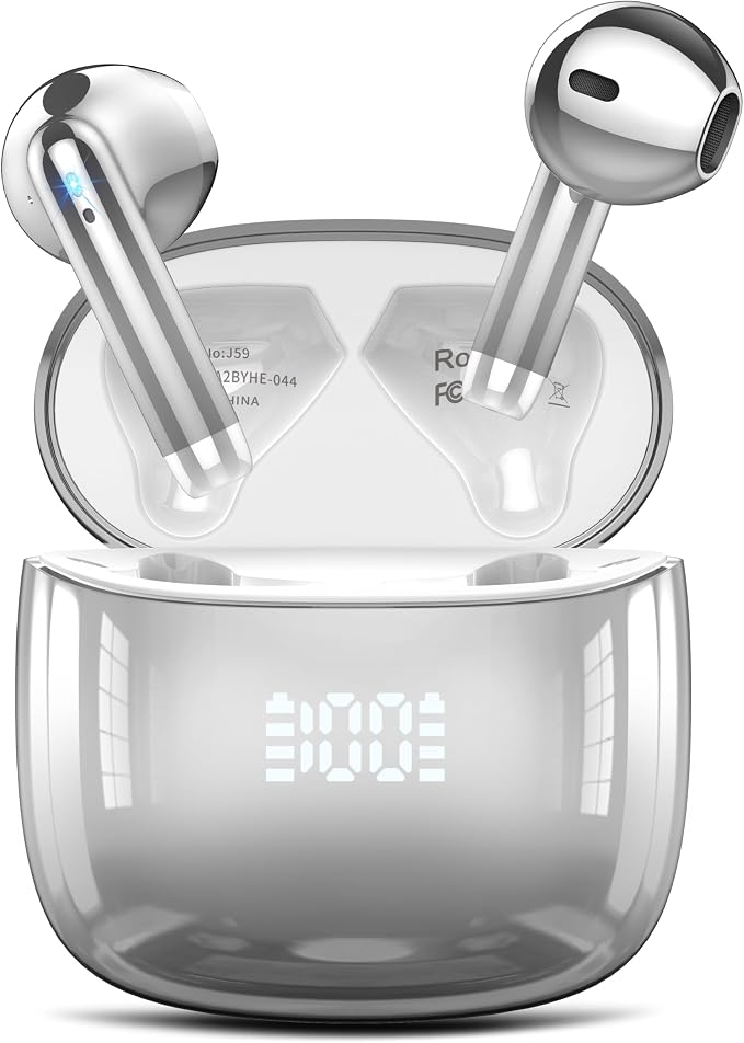 Wireless Earbuds, IPX7 Waterproof Bluetooth 5.4 Earphones in-Ear Earbuds by DUCOCUB